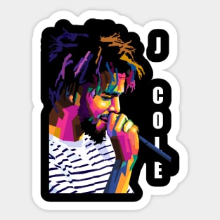 J Cole Sticker